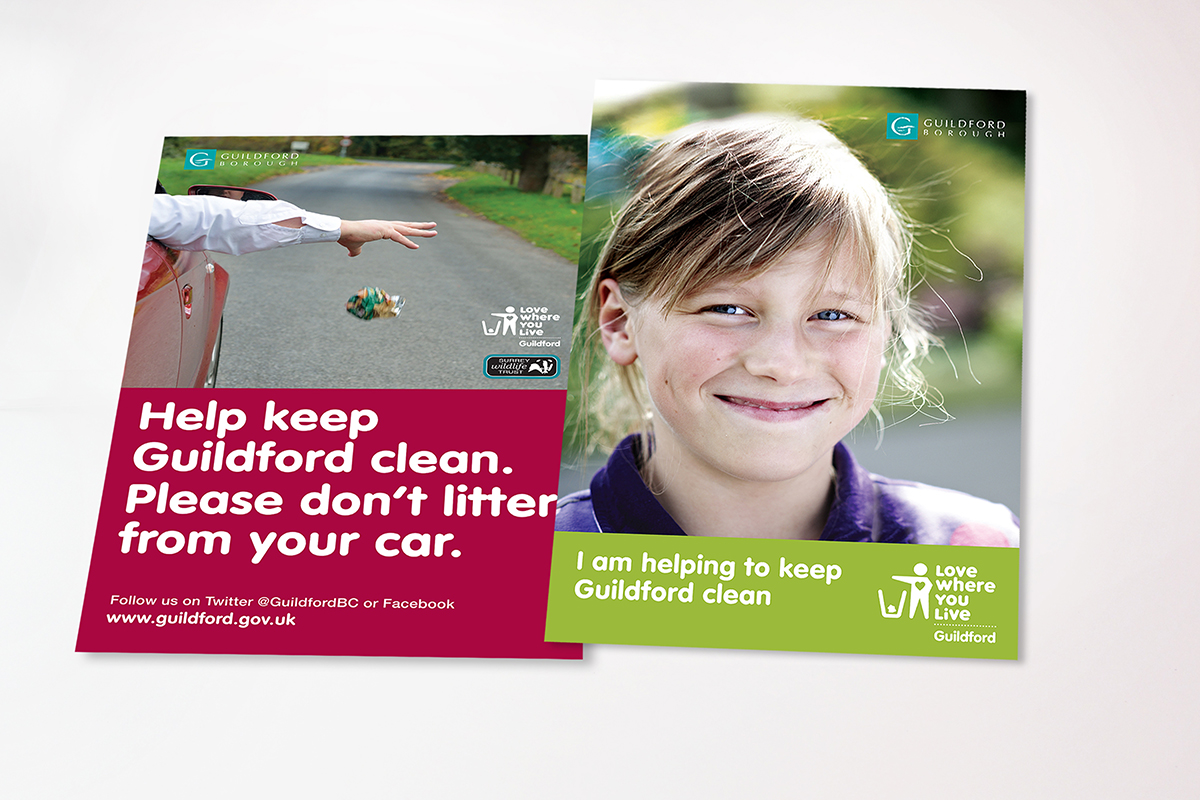 guildford council litter campaign