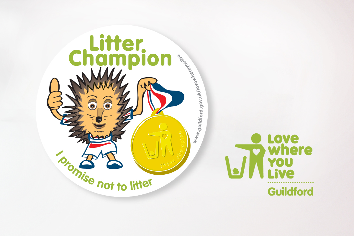 guildford council litter champion